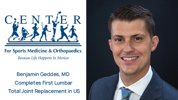 CSMO Completes First Lumbar Total Joint Replacement in US
